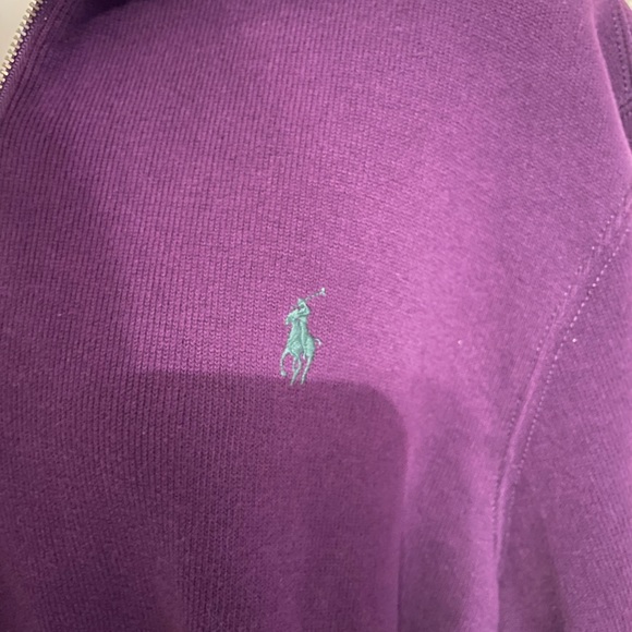 Vintage Purple Ralph Lauren quarter zip pullover - Picture 2 of 5
